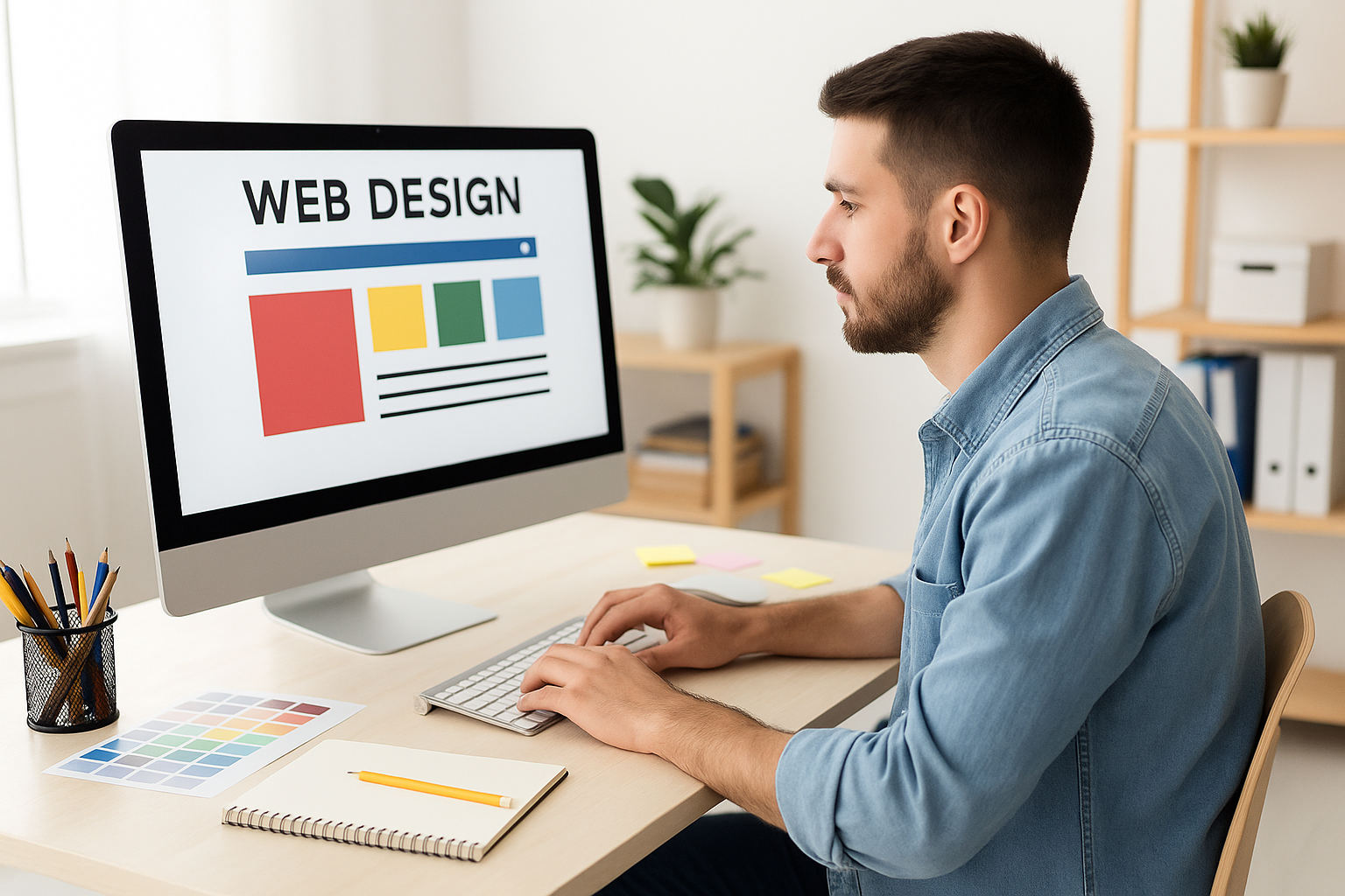 “A portfolio webpage layout showcasing various web design projects by Steele Web Services, including thumbnails of websites for credit unions, car dealerships, entertainment, and hosting services, arranged in a modern grid layout.”
